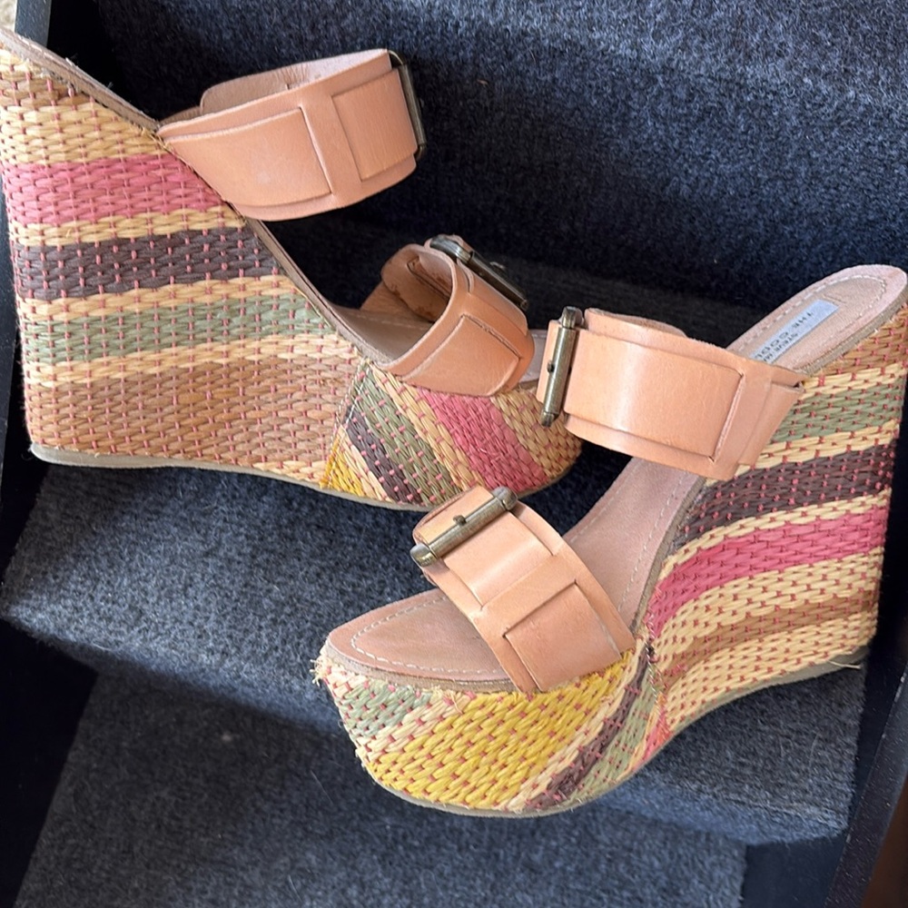 Steve Madden 4 The Cool People Cortlynn Platform Wedge Sandals